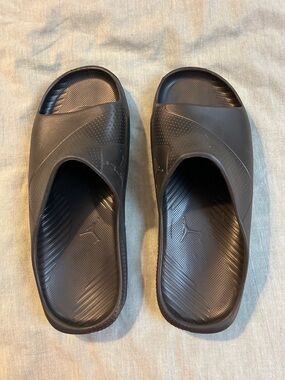 Jordan Men's Black Slip-On Slide Sandals